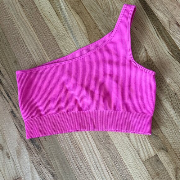 Pink Ribbed Workout Set - Picture 3 of 5